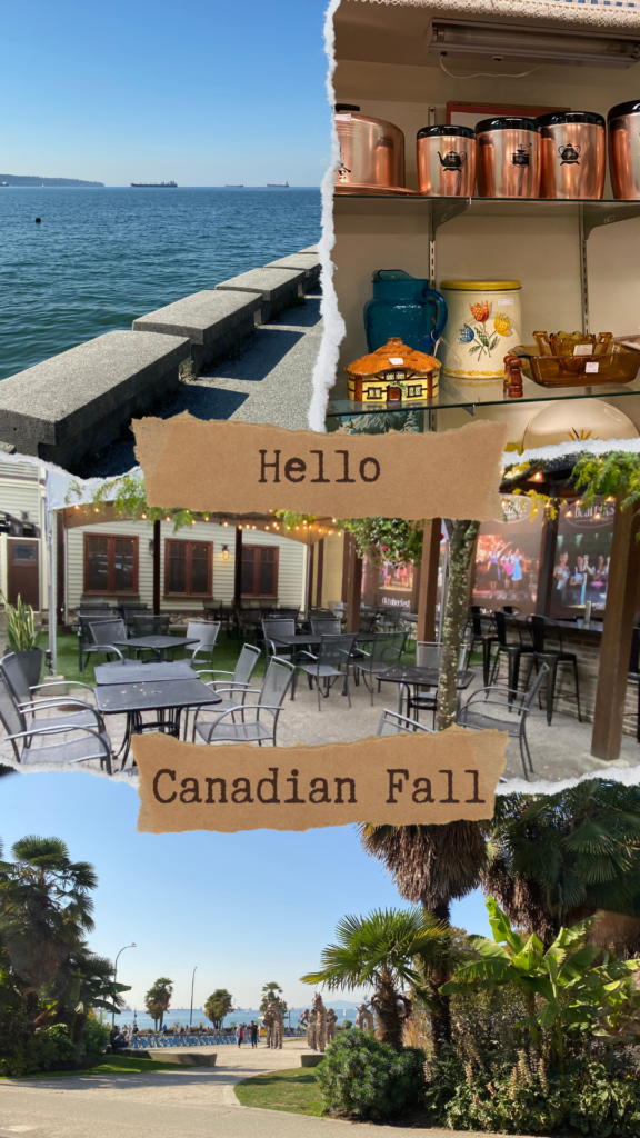 Vancouver Canada locations by waterfront, antiquing, restaurants